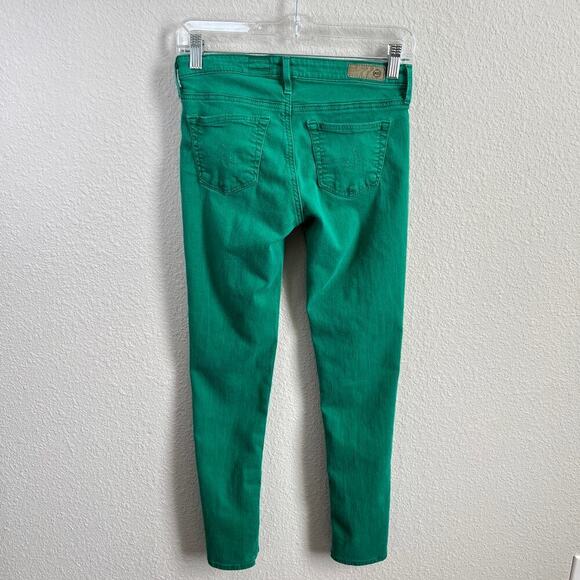 AG Adriano Goldschmied the Stevie Ankle Jeans Women's 25 Slim Straight Low Rise - Picture 3 of 7